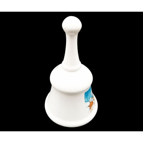 Porcelain Bell Gulf Shores Vintage Travel Souvenir 5 Inch Beach Shells Starfish - Picture 11 of 15